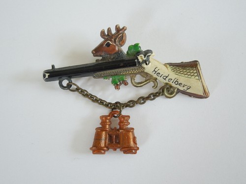 Broche plastique avec chaîne - broche,