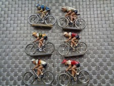 Lot de 6 coureurs cyclistes en alu
