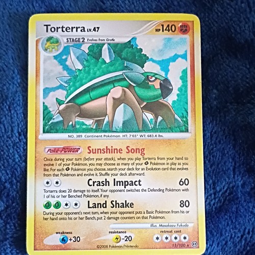 Pokémon torterra hp140 - torterra,