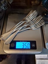 Lot De 5 Fourchettes  Anciennes Argent 350g Poincon Minerve