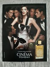 Publicité papier Parfum. Perfume Ad Yves Saint Laurent - Cinéma de 2004
