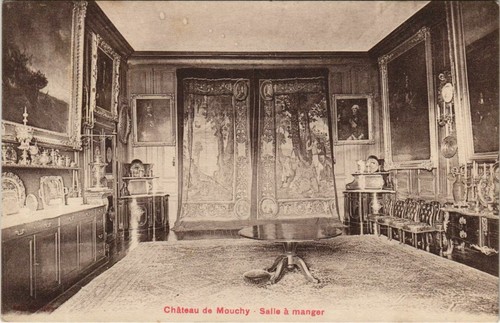 Cpa mouchy chatel - cpa, chateau