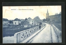 CPA Artaix, Vue générale du Bourg 1927 
