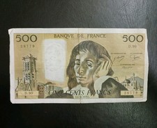 Billet 500 Francs Pascal -