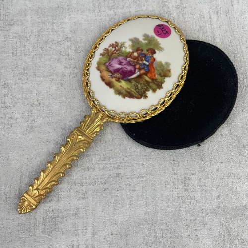 Ancien petit miroir - , face