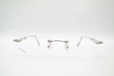 Lunettes Sans Monture Vintage Design Italien 4208 En Bronze NOS