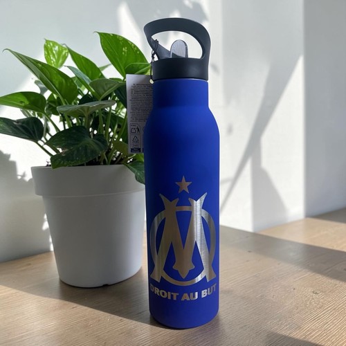 Gourde sport avec paille - paille,