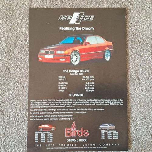 Birds hartge bmw - h3, 2.5