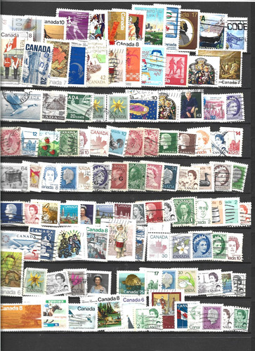 Canada 107 timbres - 107,