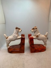 PAIRE DE SERRE LIVRES CHIEN