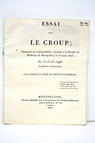 Livre ancien jauffret essai - ancien,