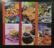 Sophie Dudemaine - 6 livres de recettes - Cakes, crêpes, confitures, buffets...