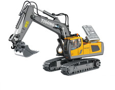 Pelleteuse télécommandé RC Engin Jouet Cadeaux Enfant Chantier Construction Neuf