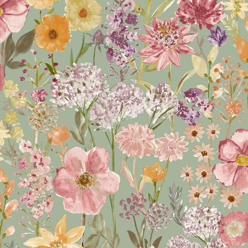 Papier peint fleurs sauvages - fleurs,