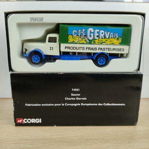 Camion corgi saurer charles - saurer,