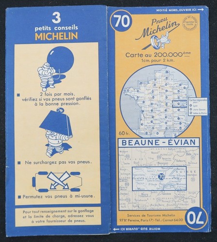 Carte michelin beaune evian - beaune,