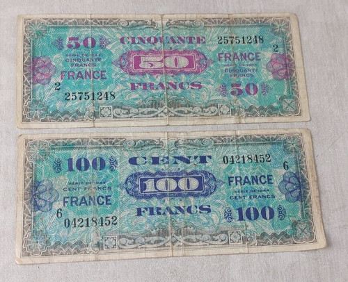 Billets usa 100 francs - 100, et