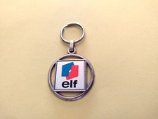 ANCIEN PORTE CLÉS ELF STATION ESSENCE LAVAGE GRAISSAGE RENAULT - ST DOULCHARD 18