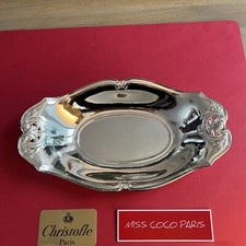 CORBEILLE PAIN FRUIT CHRISTOFLE GALLIA VENDOME 35x20CM  METAL ARGENTE TTB