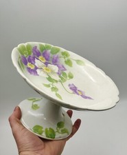 Compotier Faïence Keller Guerin Lunéville Art Nouveau 1900 Old French Jugendstil