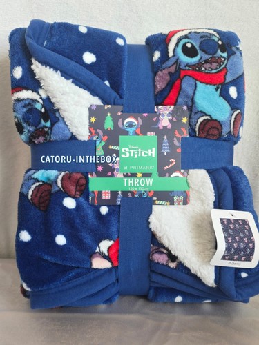 Plaid throw disney stitch - disney, &