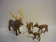 LOT PLAYMOBIL CHEVREUIL BICHE
