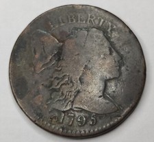 RARE Pièce, 1 Cent "Liberty Cap Cent" 1795 (plain edge) - UNITED STATES