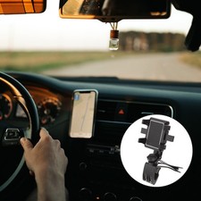 1pc Rotation du support de téléphone mobile Miroir de recul