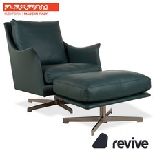 Flexform Boss Fauteuil Vert En