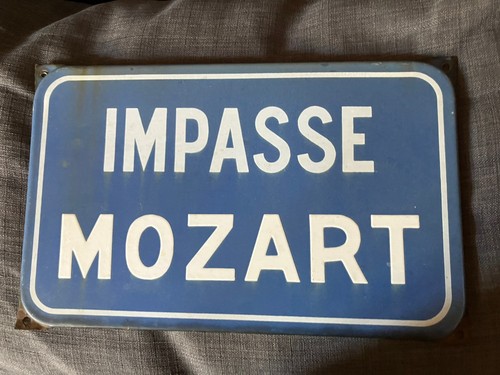 Plaque rue - de,