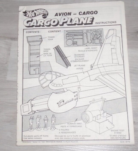 Notice avion cargo - avion,