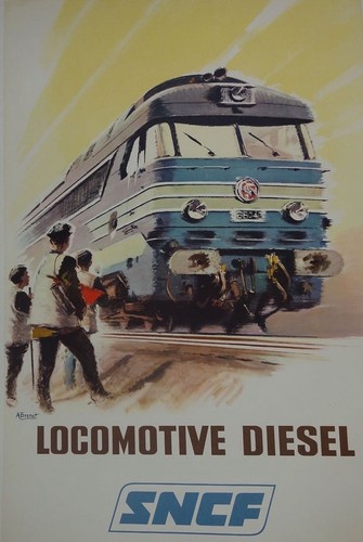 Affiche poster train - affiche,