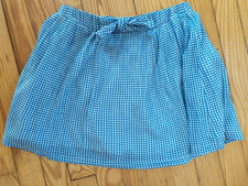 jupe 12 ans bleu et blanc vichy chipie