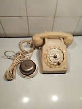 Téléphone Alcatel (Socitel S63??) Ivoire À Cadran Rotatif Et Carillon Déporté...