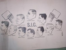 Caricature SIG par Stanislas MUSCHARSKI, 1957