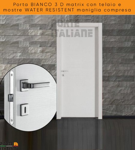 Porte blanche matrice - porte,