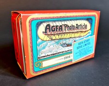 Boite métallique publicitaire de collection "AGFA Story" Le Dirigeable