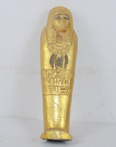 Statue dorée pharaonique
