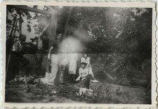 PHOTO ANCIENNE - VINTAGE SNAPSHOT - PHOTO RATÉE ERREUR LUMIÈRE VOILE ÉTRANGE 2