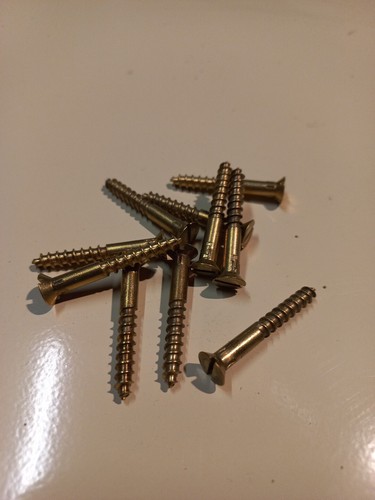 Vis bois laiton 35 mm - bois,