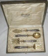 coffret couvert argent et vermeil