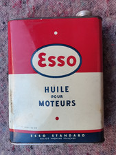 Bidon d'huile ancien métal