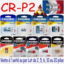 Piles Battery photo Lithium 3V 6V 2CR5 CR2 CR123 CR-P2 - Disponible par 1 2 ou 5