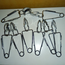 8 PINCES A ESCARGOTS EN INOX