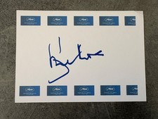 Autographe véritable de Roger