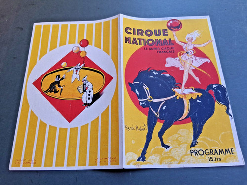1948 programme cirque - 1948, national