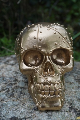 Hf1656 figurine tete mort - tete,