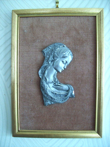 Etain décor femme sur - décor, de