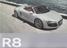 Catalogue / Brochure Audi R8 Spyder 09/2009 France