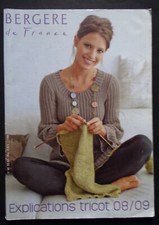 § catalogue BERGERE DE FRANCE explications tricot 2008 / 2009